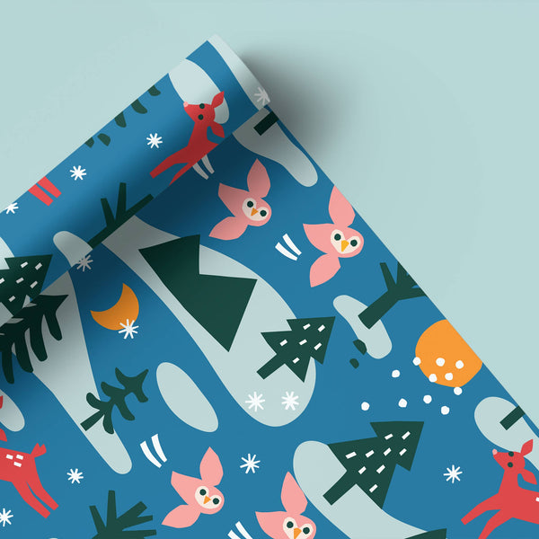 FORÊT — Wrapping Paper: SINGLE SHEET (GREEN)