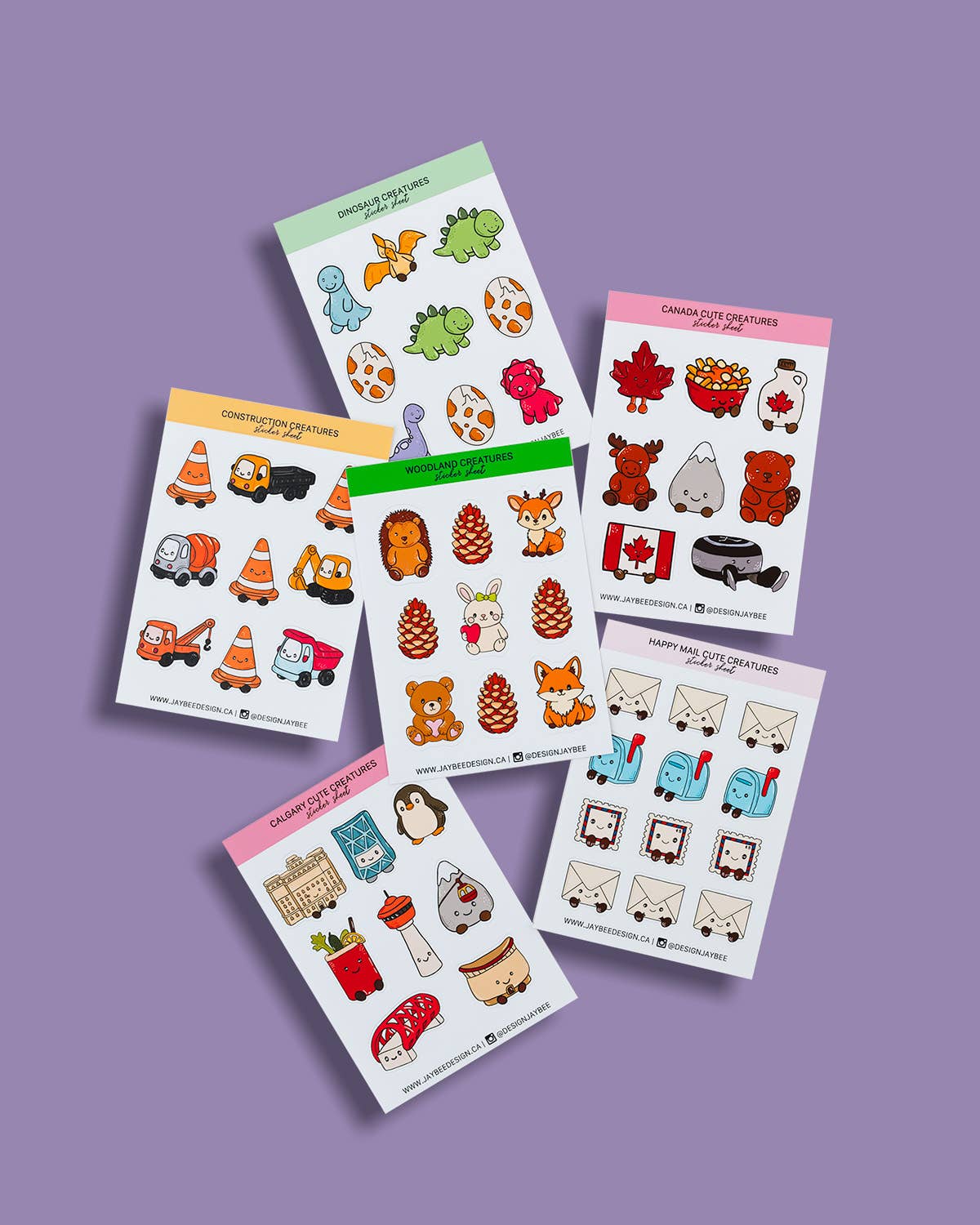 Canada Mini Sticker Sheet