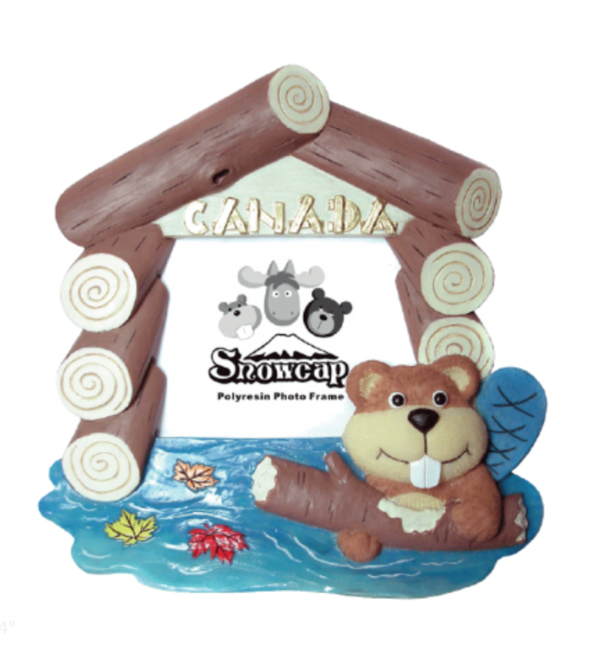 Beaver Lodge Photo Frame 4"*4"