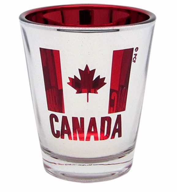 Shot Glass Silver Coated
