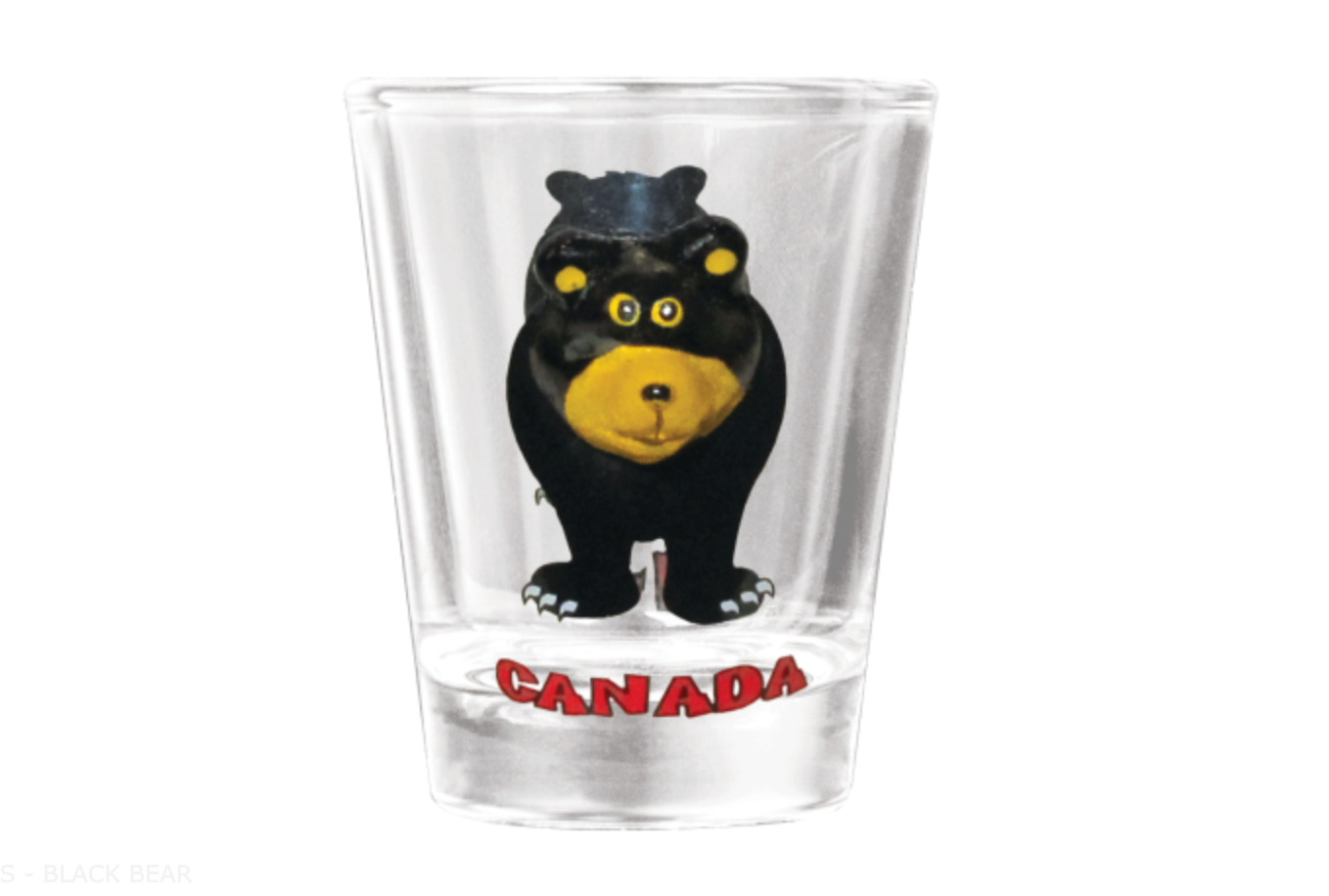 SHOT GLASS - BLACK BEAR