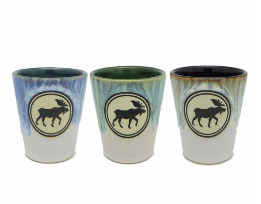 Shots Stoneware Moose Shots Stoneware