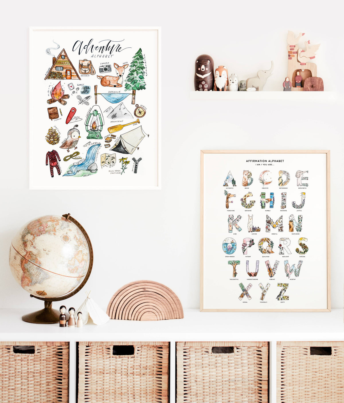Adventure Alphabet Print: 11x14" print