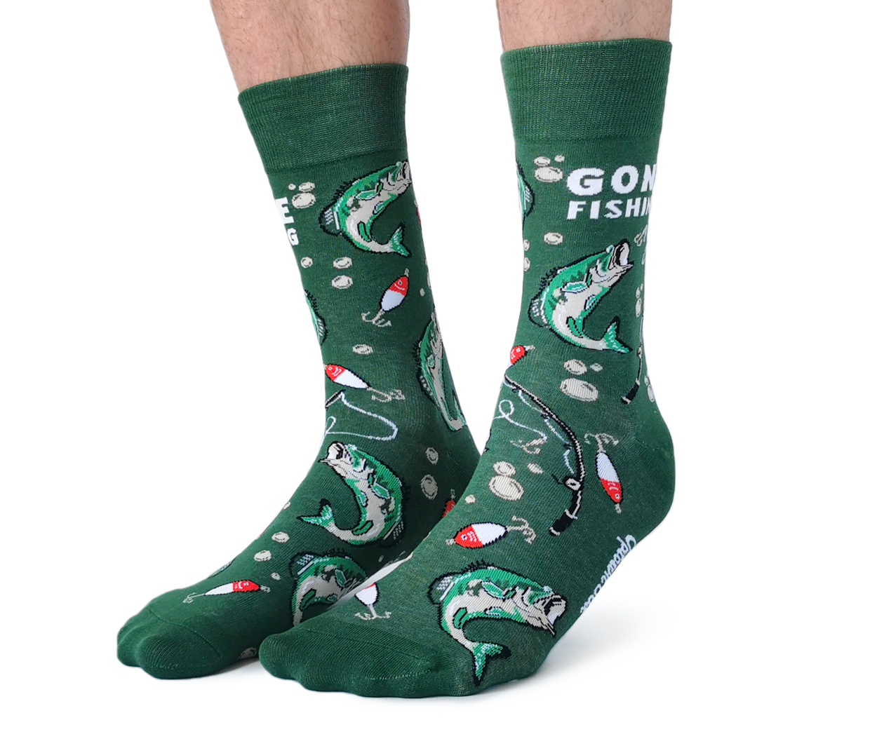 Gone Fishing Socks - M/L (Men)