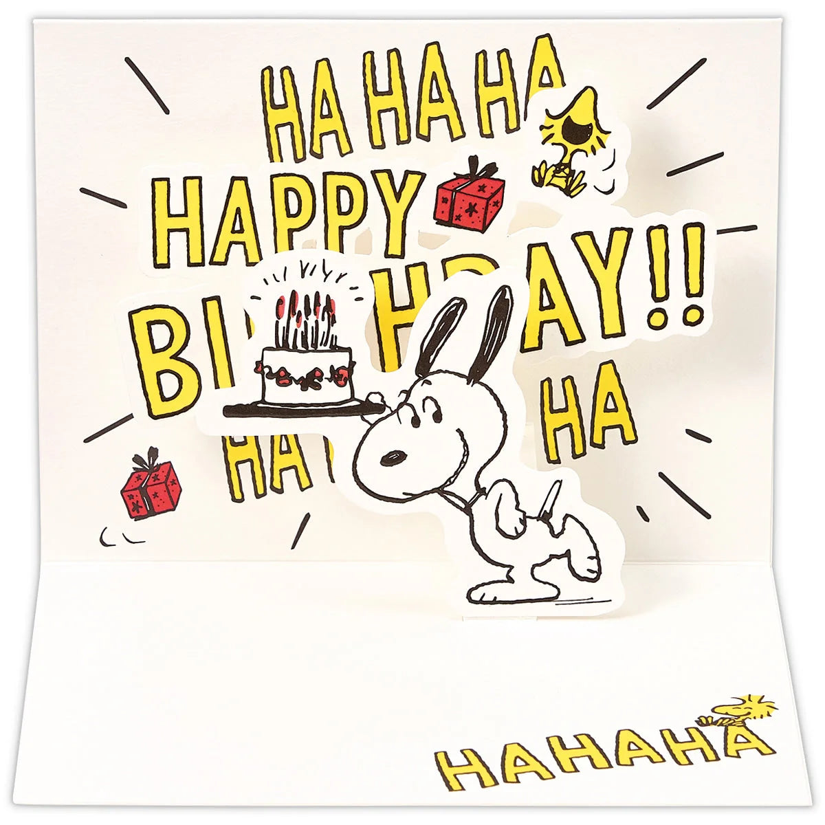 Peanuts Snoopy Pop-Up Birthday Card