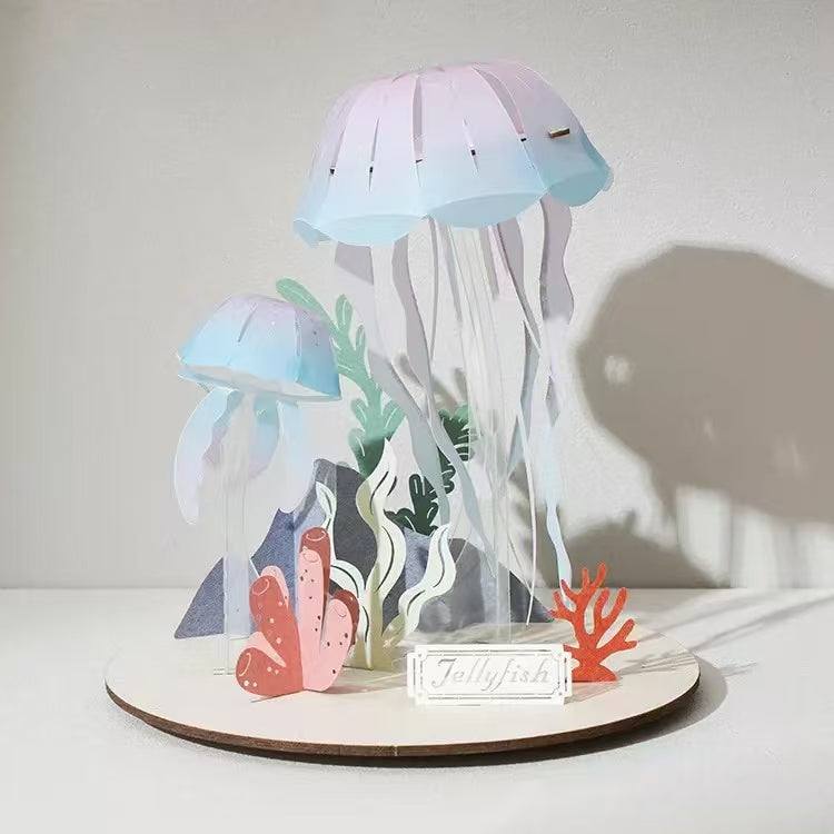 Dreamy Jellyfish Paper Art Ornament