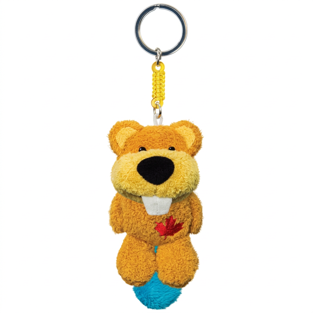 3" Mini Plush Keychain - Beaver