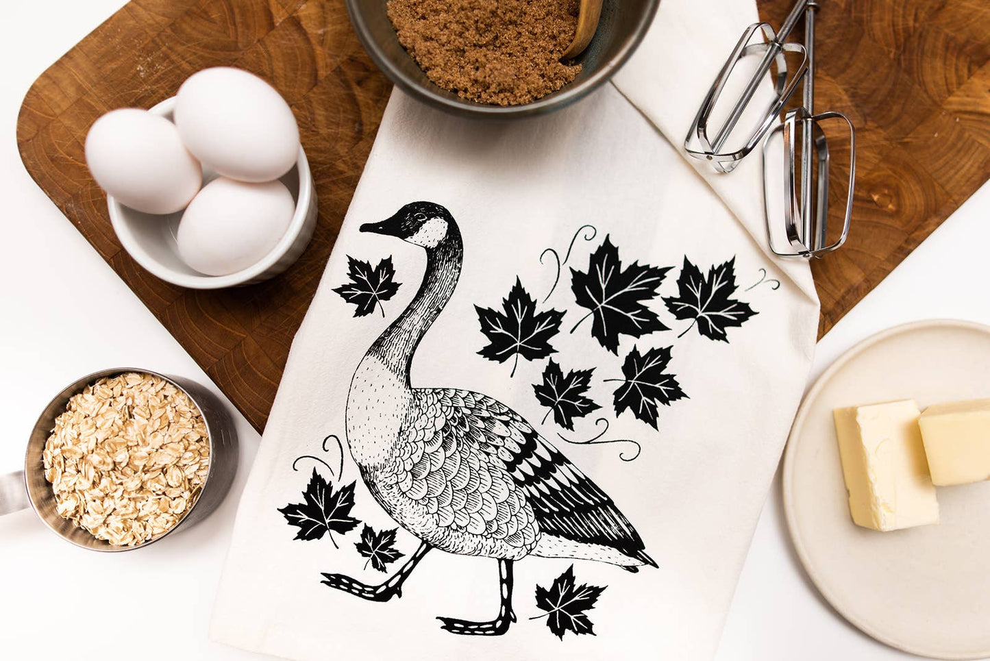 Canada Goose Tea Towel /Dish Towel/Maple Leaf /Kitchen Towel