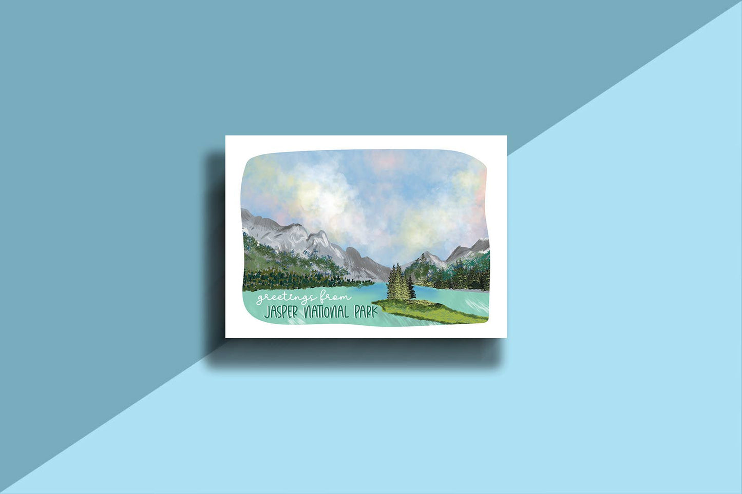 Greetings From Jasper National Park Postcard