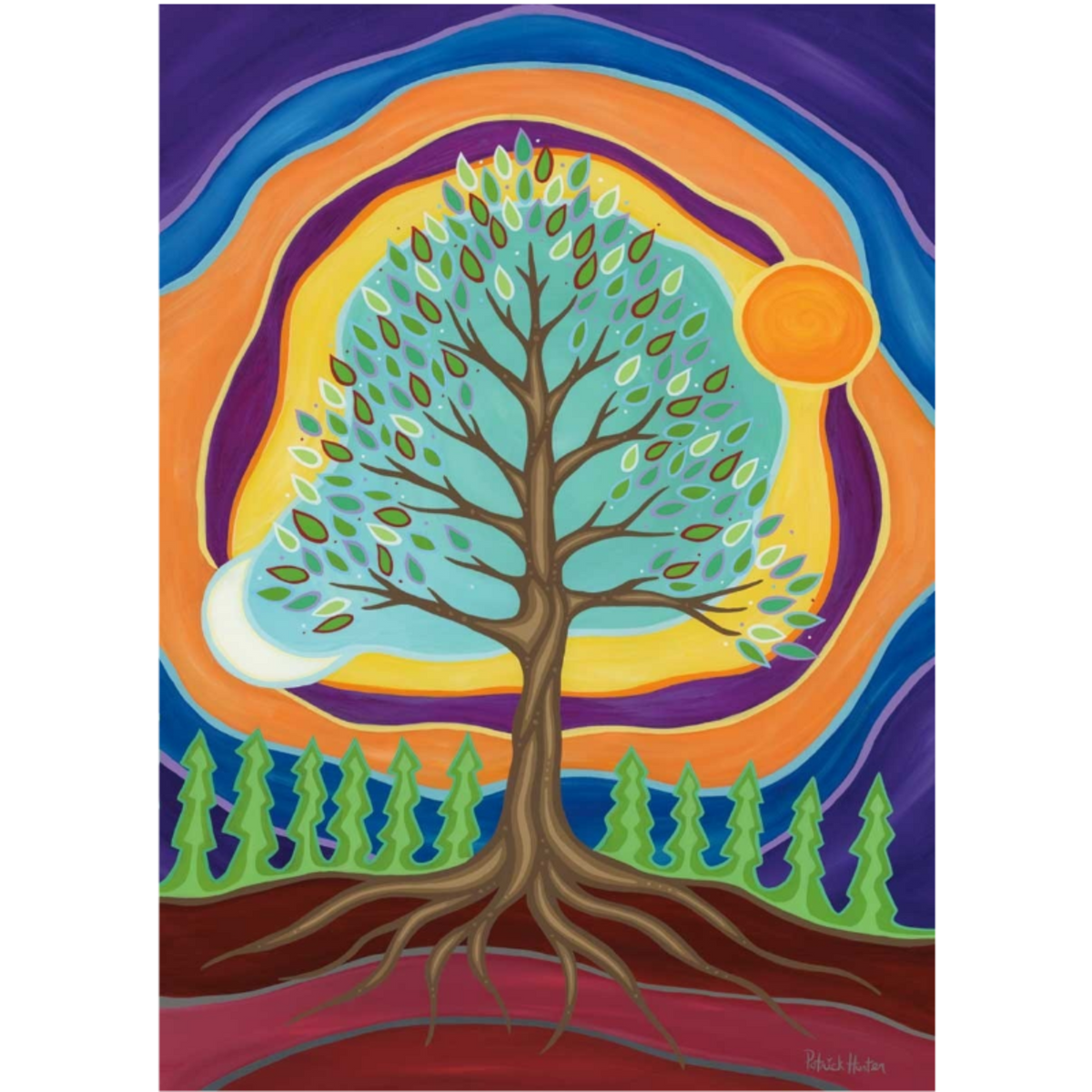 Indigenous Fridge Magnet Positive Energy Exchange By Patrick Hunter