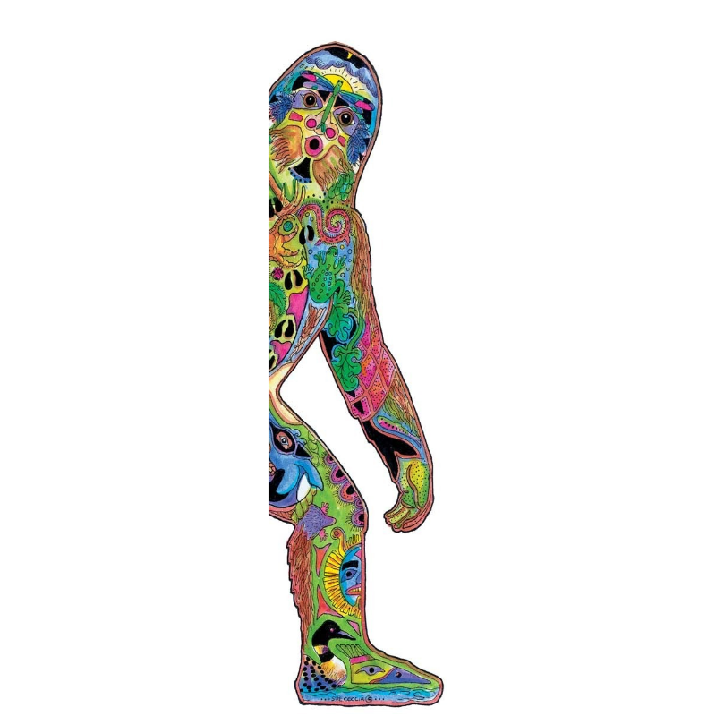 Indigenous Bookmark Sasquatch By Sue Coccia