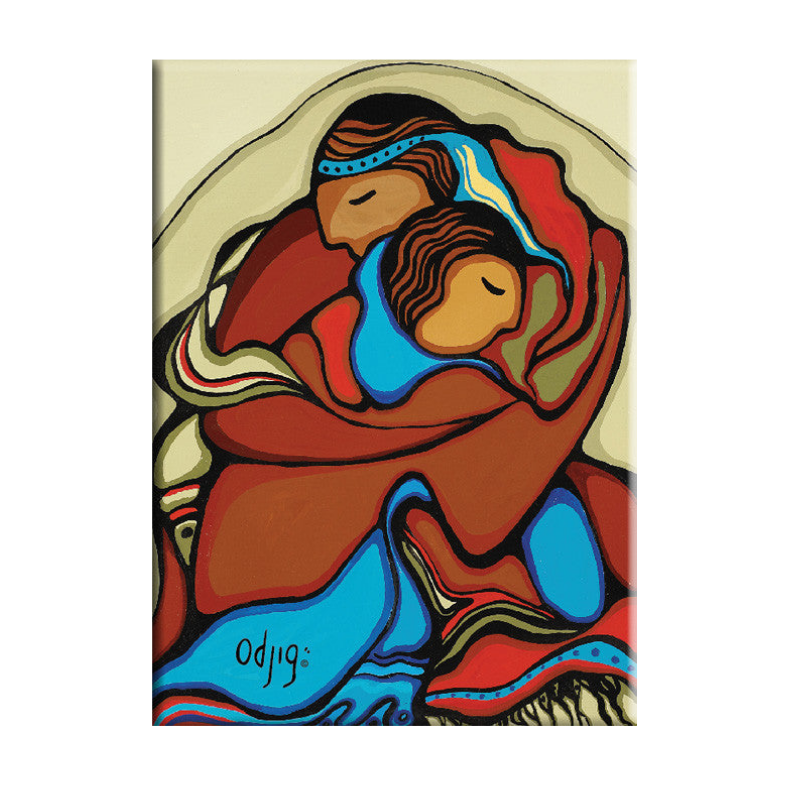 Indigenous Souvenir Maxine Noel 'The Embrace' Fridge Magnet