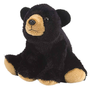 CK-Mini Black Bear Stuffed Animal 8"