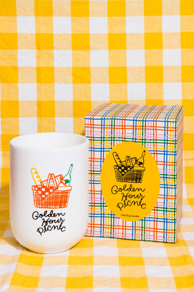Candle, Golden Hour Picnic