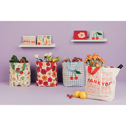 Very Cherry Pocket Tote