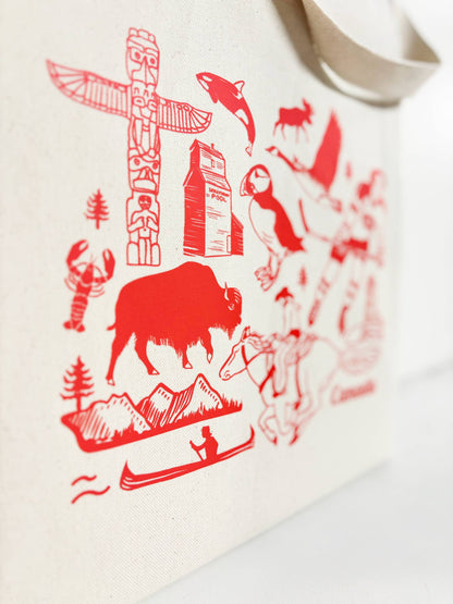 Canada Every Day Canvas Tote Bag