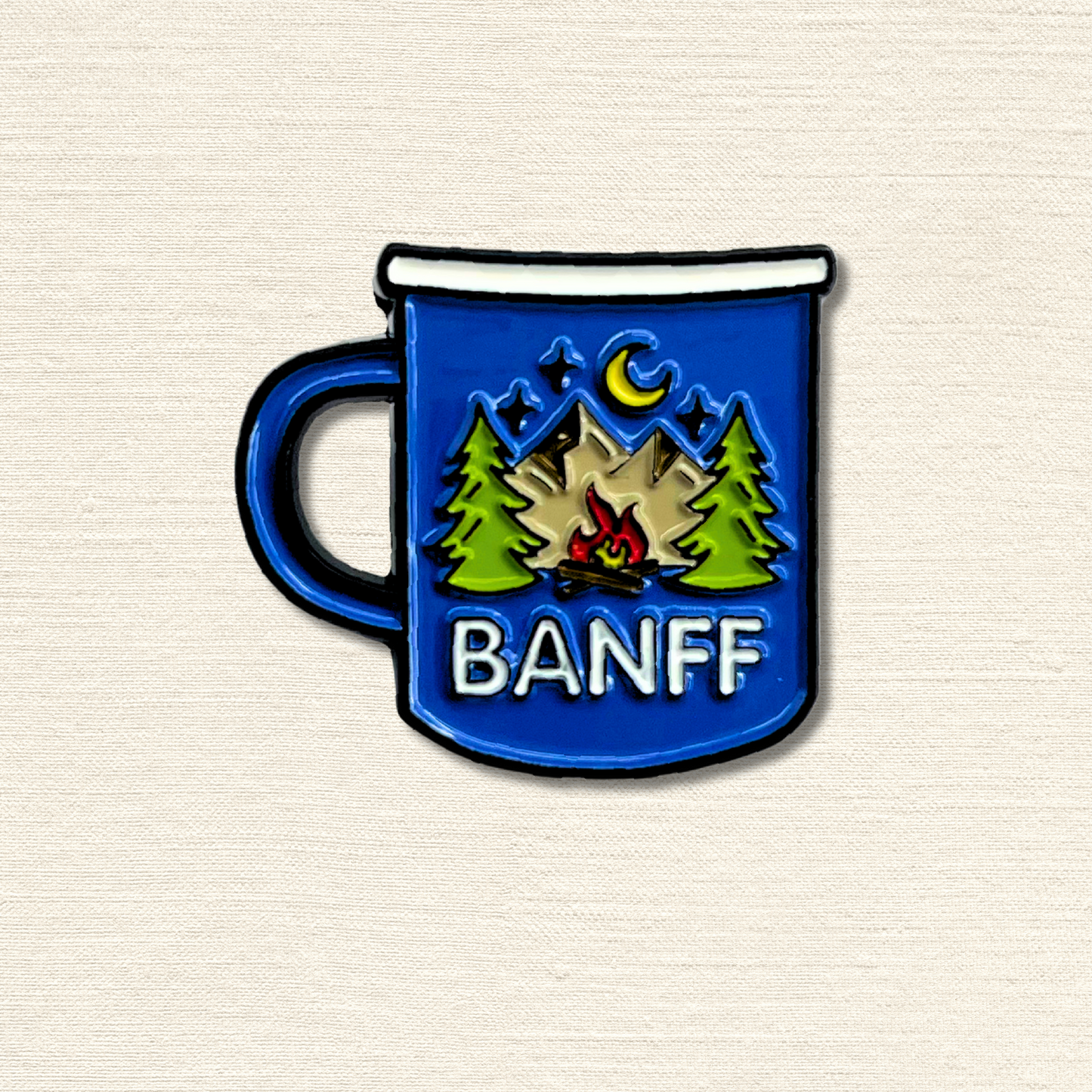 BANFF Adventure Campfire Enamel Pin