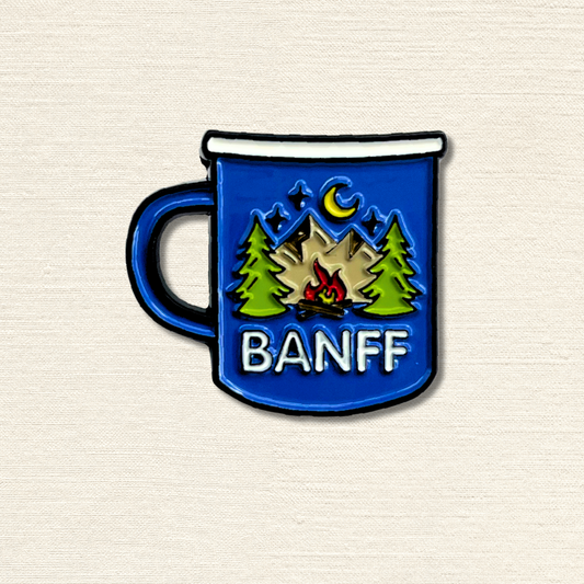 BANFF Adventure Campfire Enamel Pin
