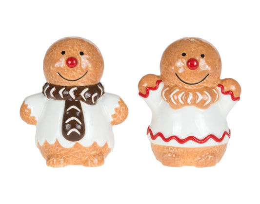 3.5" Gingerbread Salt & Pepper