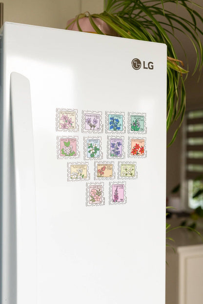 Provincial Stamp Magnet Set