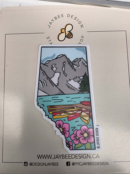 Banff Alberta Vinyl Sticker