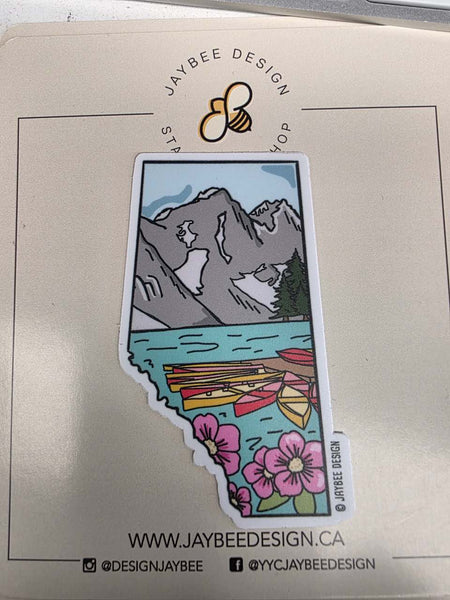 Banff Alberta Vinyl Sticker