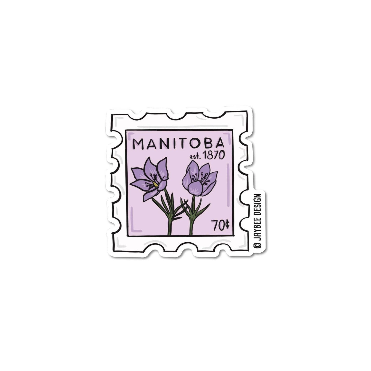 Canada Stamp Vinyl Sticker Pack
