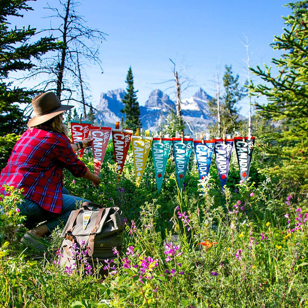 Canadiana Pennant: Boathouse Red