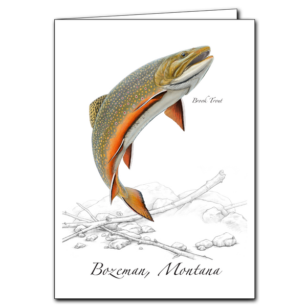 Brook Trout Greeting Card