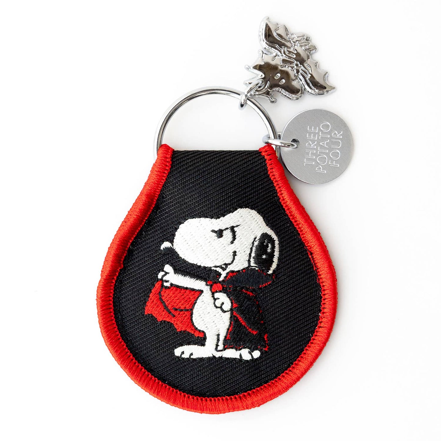 3P4 x Peanuts® Halloween - Snoopy Dracula Patch Keychain