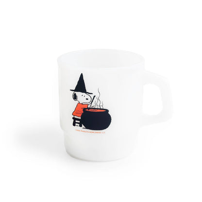3P4 x Peanuts® Halloween - Snoopy Witch Milk Glass Mug