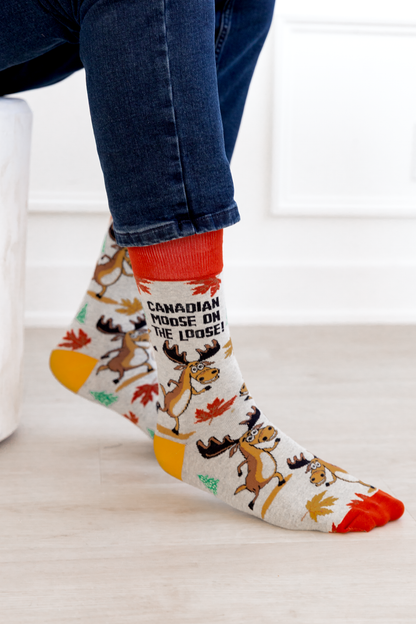 Canadian Moose Socks - M/L (Men)