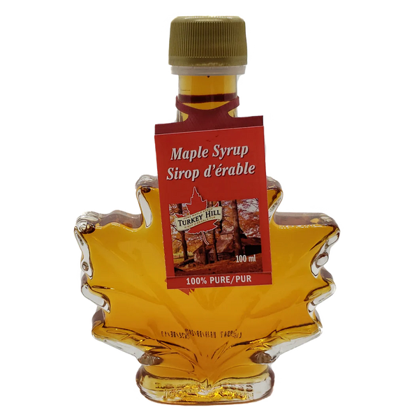 Grade A Pure Organic Canadian Maple Shape Syrup in Maple Leaf Bottle