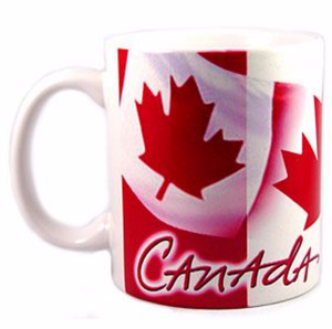 Dye sublimated Mug, Canada flag, Canada General
