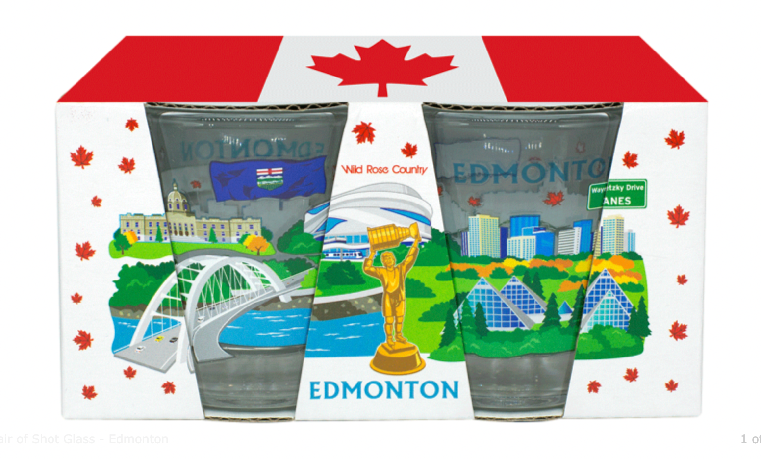 Pair of Shot Glass - Edmonton