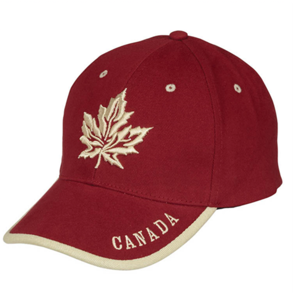 Cap - Burgandy Leaf
