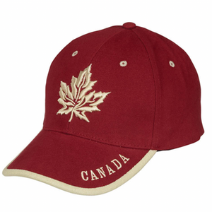 Cap - Burgandy Leaf