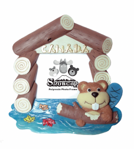 Beaver Lodge Photo Frame 4"*4"