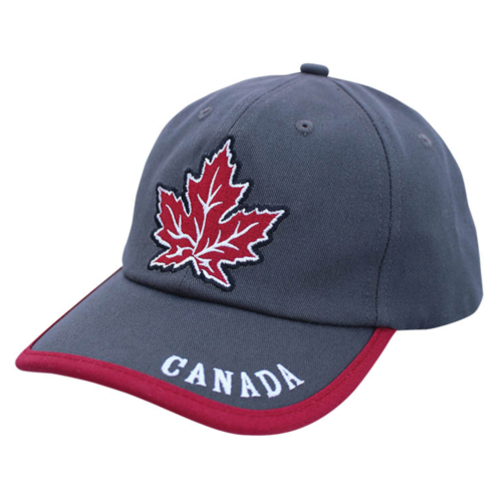 Edmonton Cap - Grey Maple Leaf