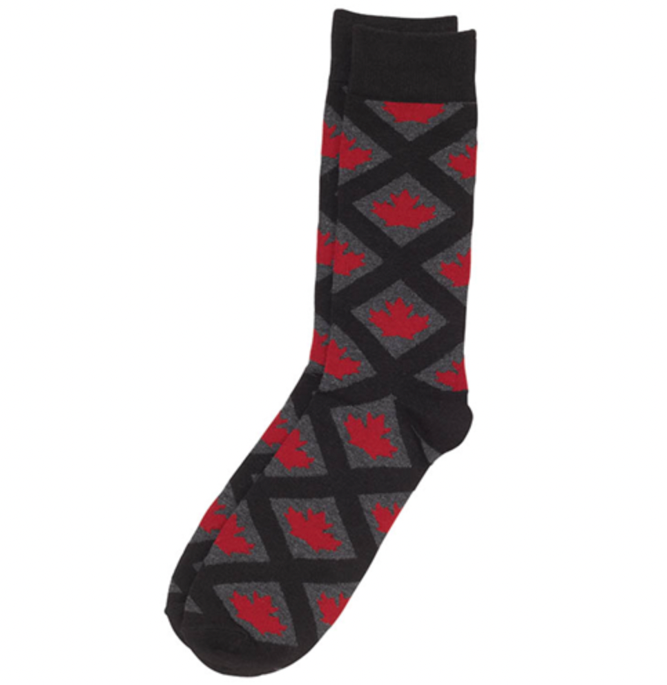 Socks - Maple Leaves Adult