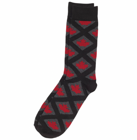 Socks - Maple Leaves Adult