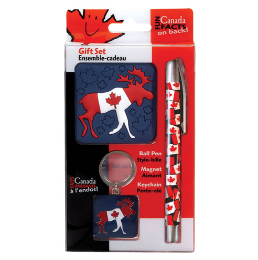 Canada Gift Set - Moose Flag
