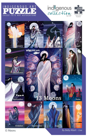 Indigenous design - 13 MOONS 1000 PIECES PUZZLE
