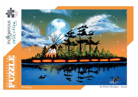Indigenous design - TEACHINGS 1000 PIECES PUZZLE