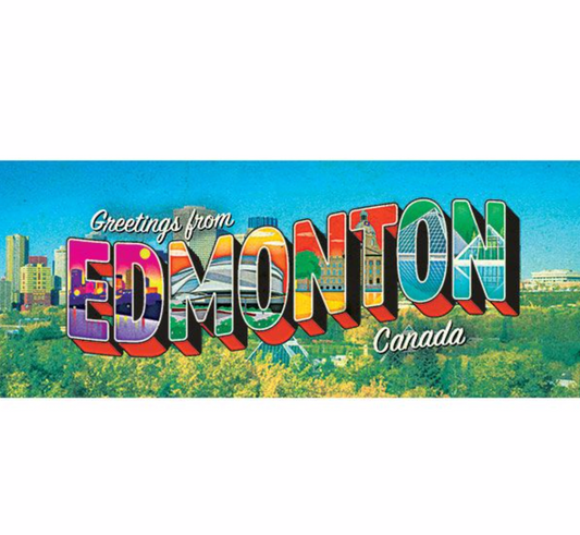 Greetings from Edmonton, Canada, Alberta, Magnet, Skyline