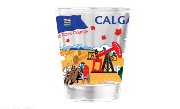 Pair of Shot Glass - Calgary
