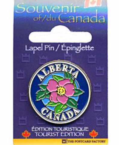 Lapel Pin , Provincial Flower, Alberta General