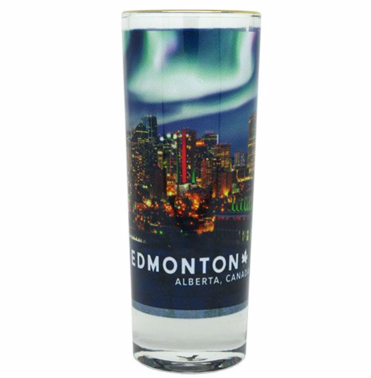 Shooter Glass, Northern Lights, Edmonton, Alberta, Canada