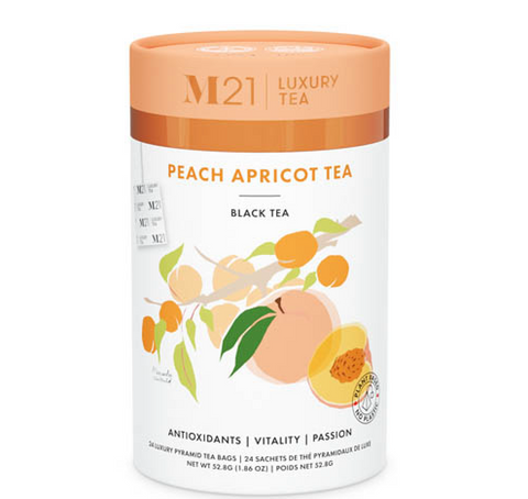Indulge in the exquisite flavor of M21 Luxury Peach Apricot Tea – a delightful blend of premium ingredients for a refreshing and flavorful tea experience