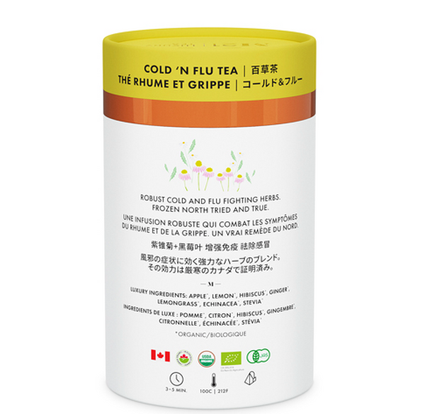 M21 Luxury Cold 'N Flu Tea - Soothing blend for comfort and wellness, 40g